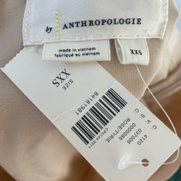 Anthropologie Cream Tan Lace A-Line Midi Skirt - Picture 3 of 5